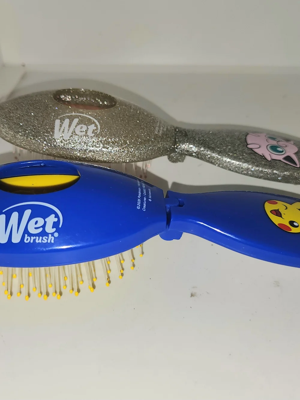 Pikachu & Jigglypuff Pokemon / Target edition Wet Brush folding hair brushes